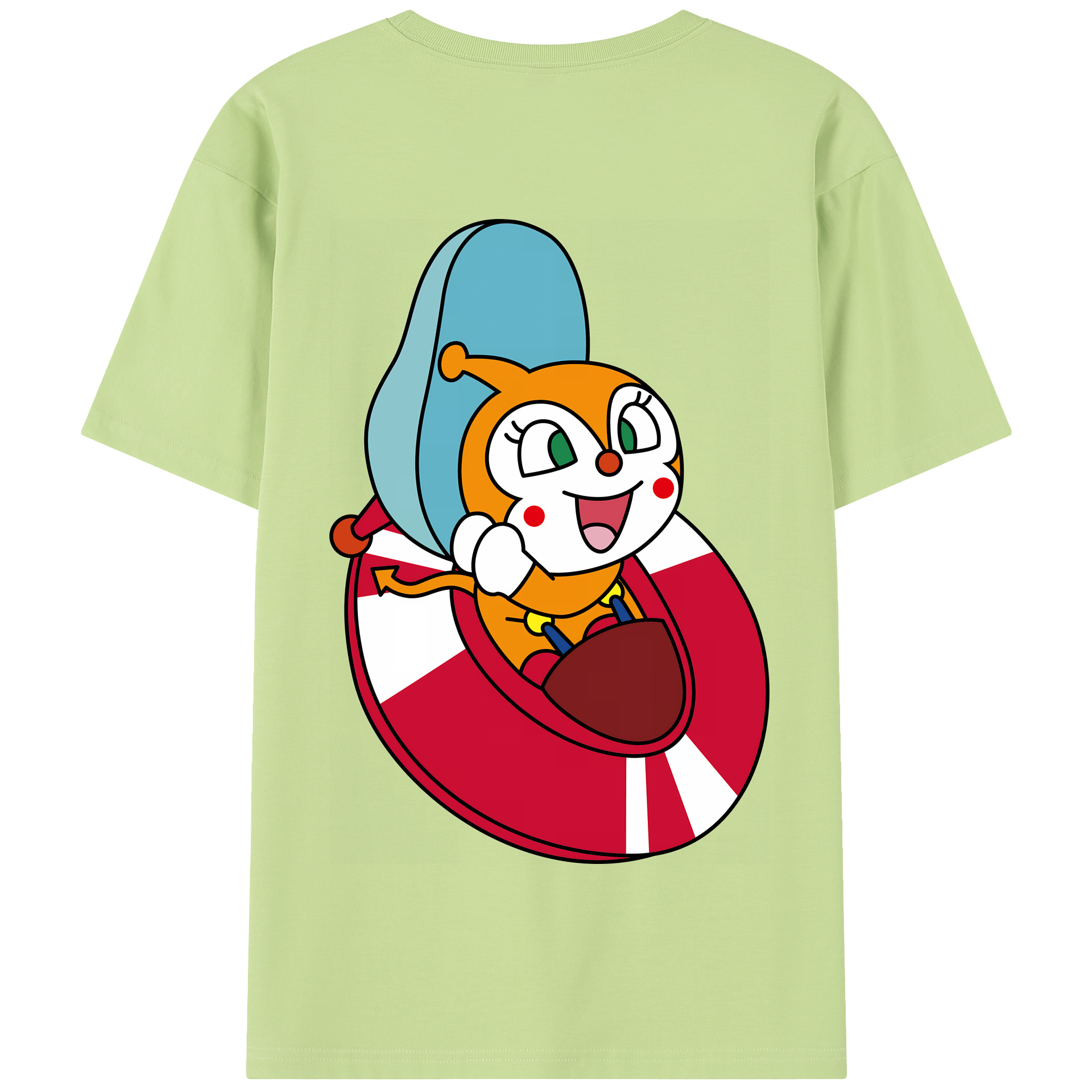 （画像用） アンパンマン Anpanman 綿100％半袖Tシャツ（背面プリント）